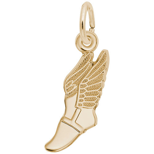 Rembrandt 14k Yellow Gold Winged Shoe Charm