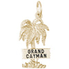 Rembrandt 14k Yellow Gold Grand Cayman Palm W/Sign Charm