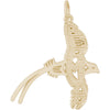 Rembrandt 14k Yellow Gold Bermuda Longtail large Charm