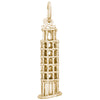 Rembrandt 14k Yellow Gold Leaning Tower of Pisa Charm