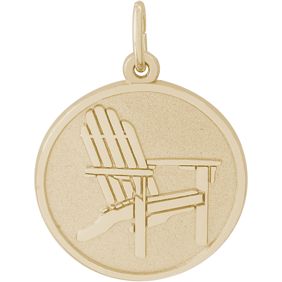 Rembrandt 14k Yellow Gold Deck Chair Charm