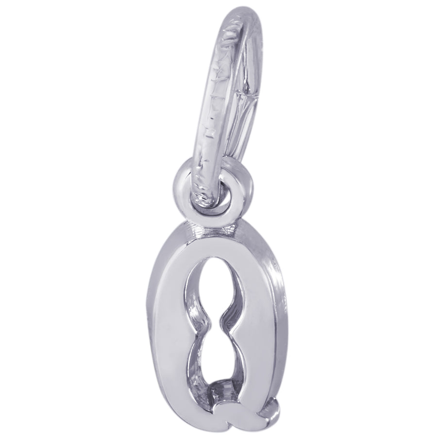 Rembrandt Sterling Silver Initial Q Charm