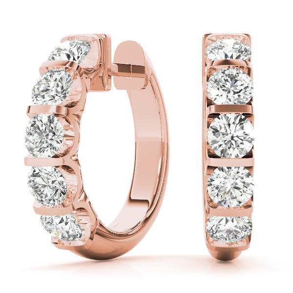 Bar Set Hoop Earrings