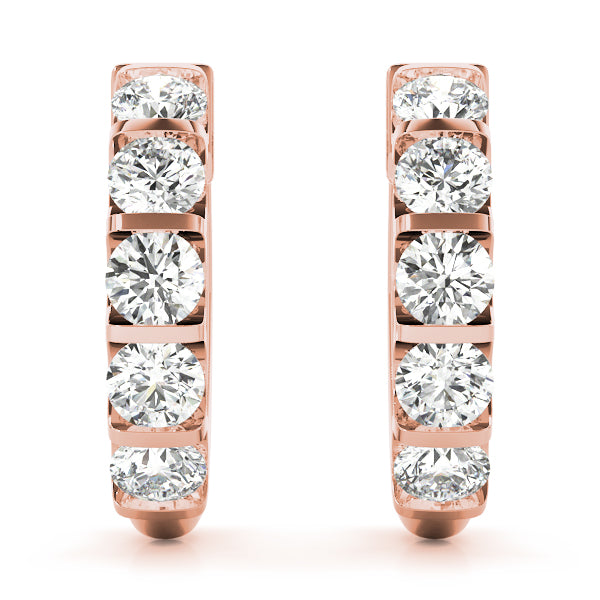 Bar Set Hoop Earrings