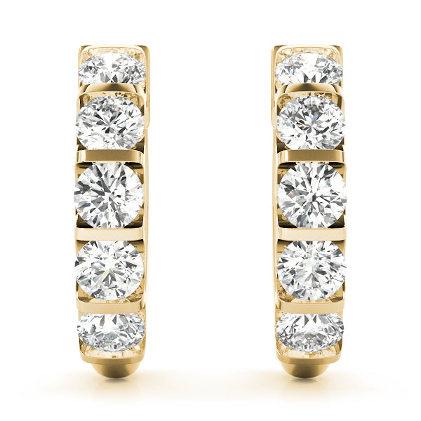 Bar Set Hoop Earrings