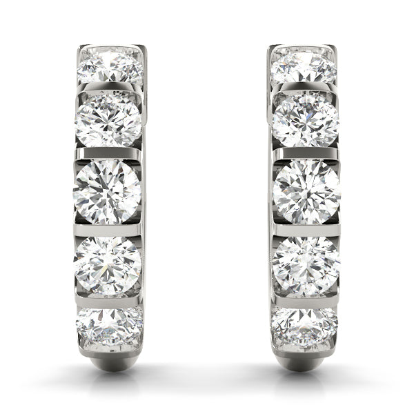 Bar Set Hoop Earrings