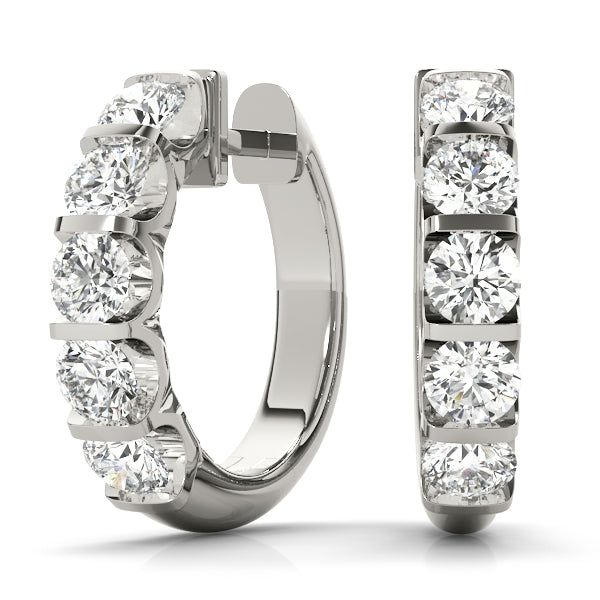 Bar Set Hoop Earrings