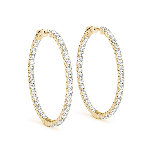 Inside-Out Value Lock Hoop Earrings