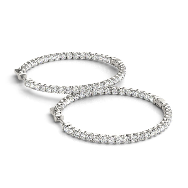 Inside-Out Value Lock Hoop Earrings