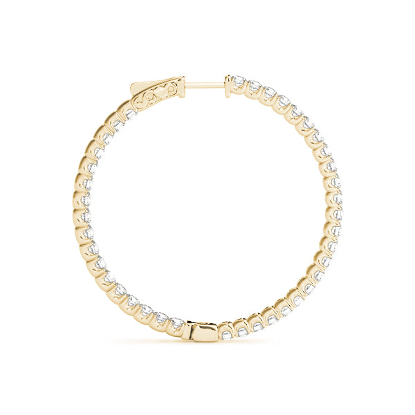 Inside-Out Value Lock Hoop Earrings