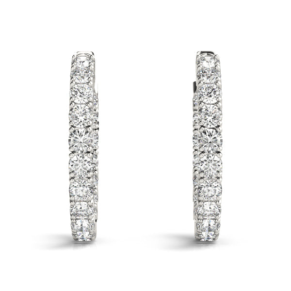 Inside-Out Vault Lock Hoop Earrings