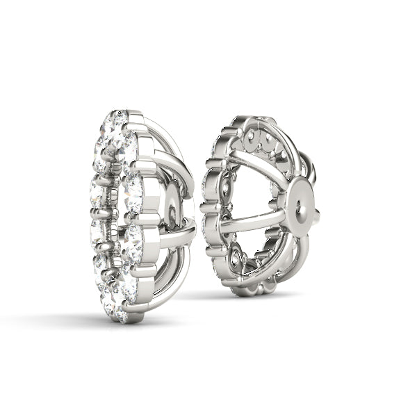 Earring Jacket for Round Studs