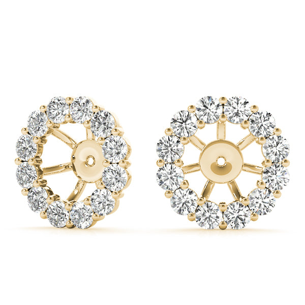 Earring Jacket for Round Studs