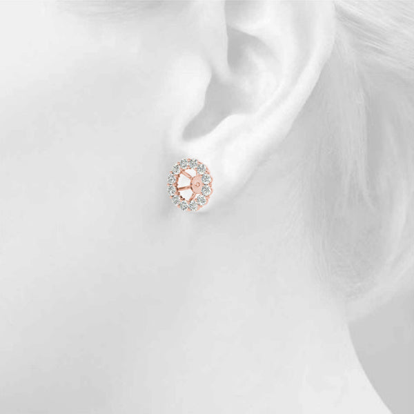 Earring Jacket for Round Studs
