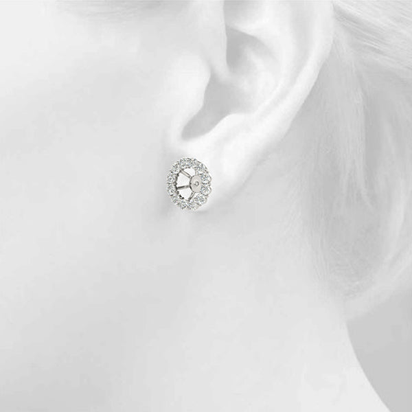 Earring Jacket for Round Studs