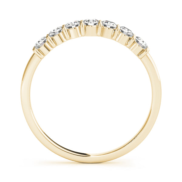Straight Diamond Wedding Band
