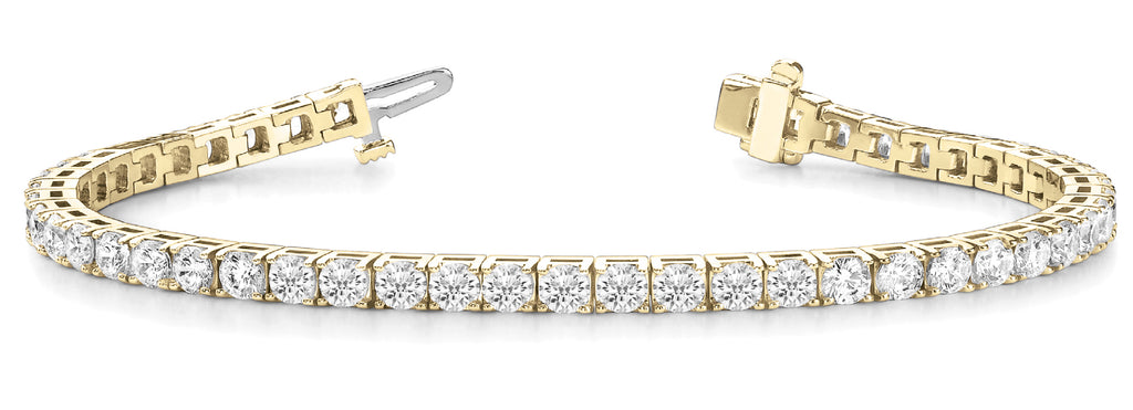 4-Prong Tennis Bracelet (Round)