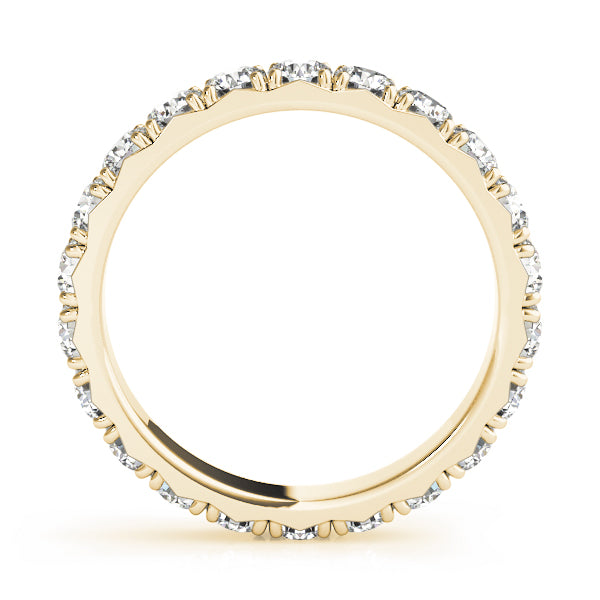 French-Cut Eternity Wedding Band