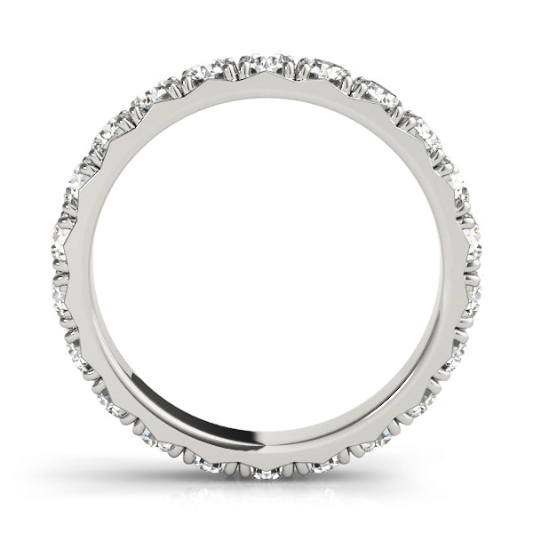 French-Cut Eternity Wedding Band