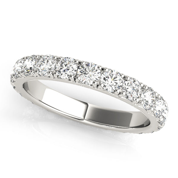 French-Cut Eternity Wedding Band
