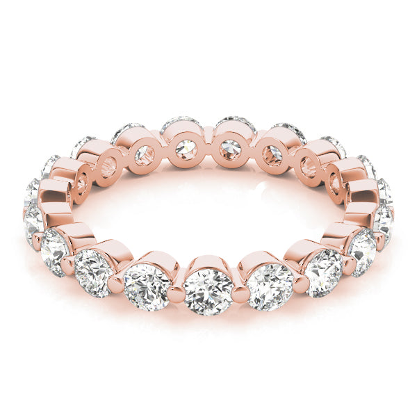 Single Shared-Prong Eternity Band