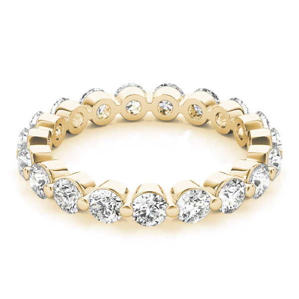 Single Shared-Prong Eternity Band