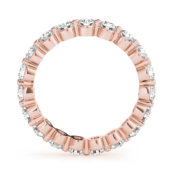 Single Shared-Prong Eternity Band
