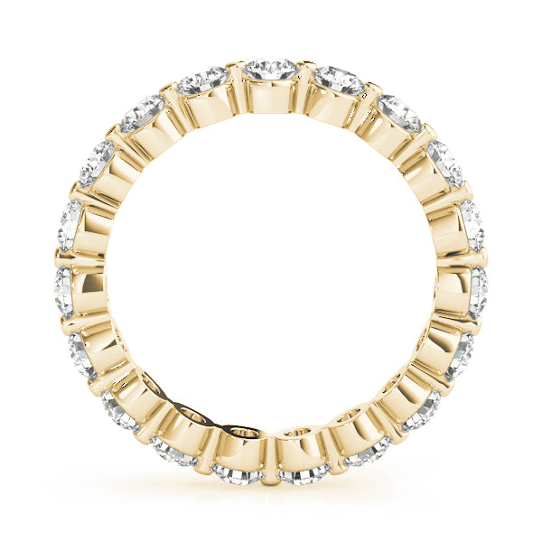 Single Shared-Prong Eternity Band