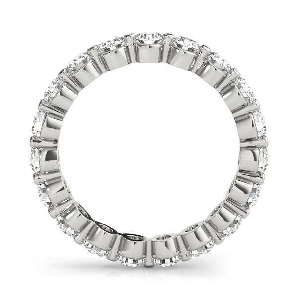 Single Shared-Prong Eternity Band