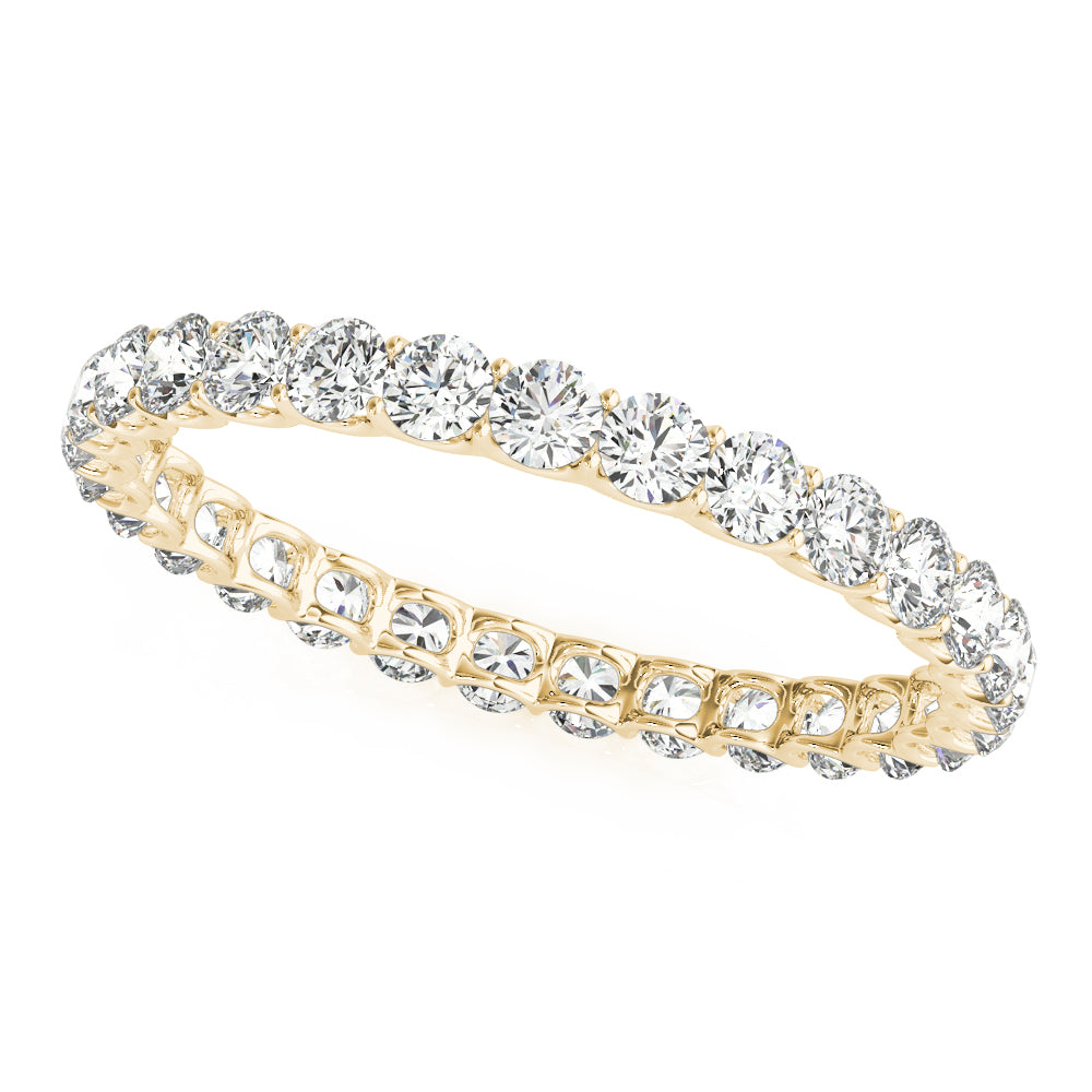 U-Prong Eternity Wedding Band