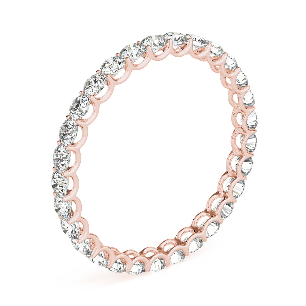 U-Prong Eternity Wedding Band