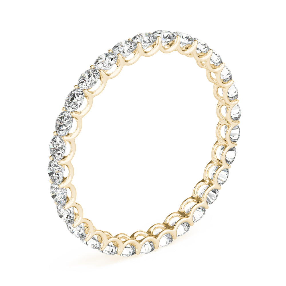 U-Prong Eternity Wedding Band