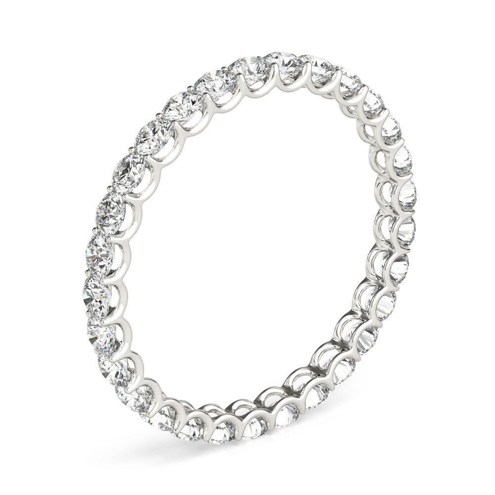 U-Prong Eternity Wedding Band