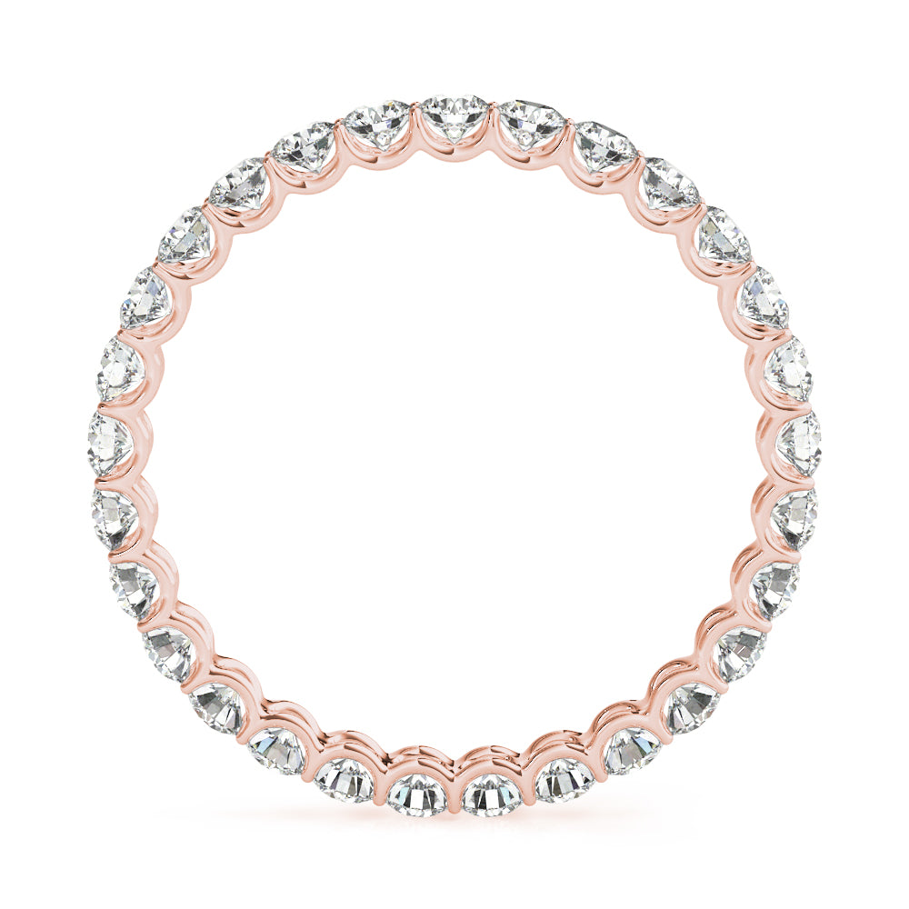 U-Prong Eternity Wedding Band