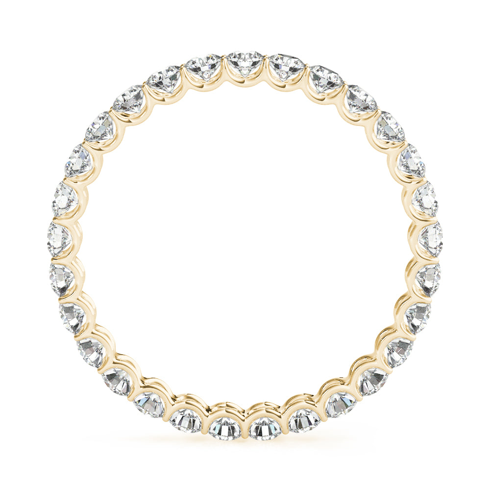 U-Prong Eternity Wedding Band