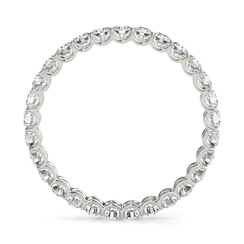 U-Prong Eternity Wedding Band