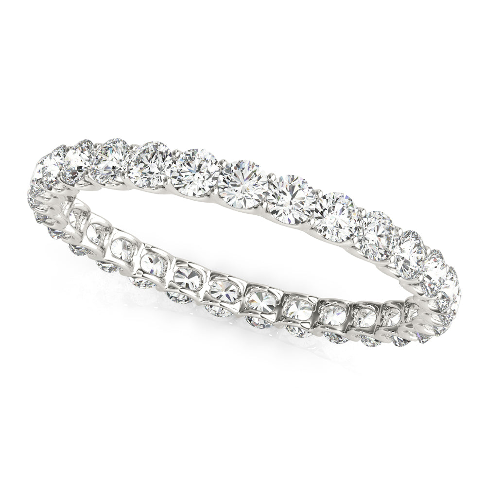 U-Prong Eternity Wedding Band