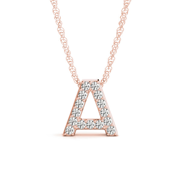Initial A Pendant