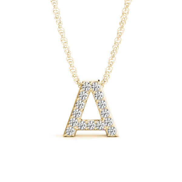 Initial A Pendant