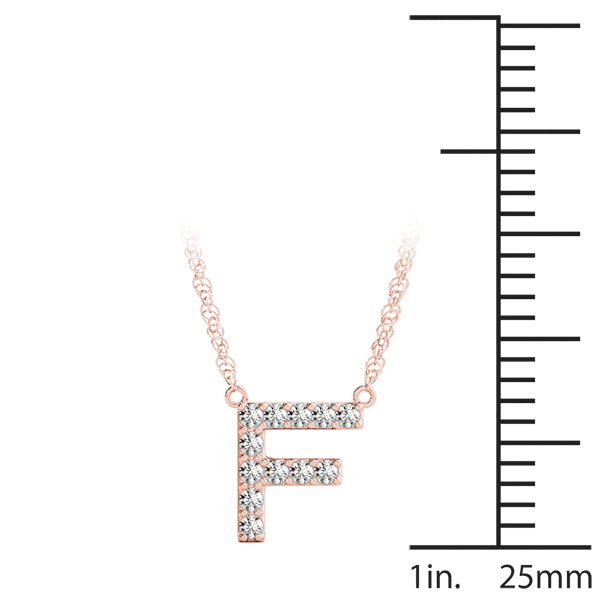 Initial F Pendant