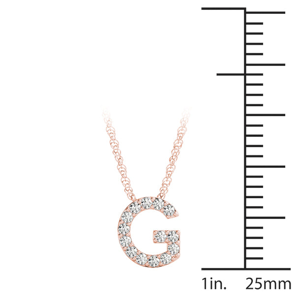 Initial G Pendant