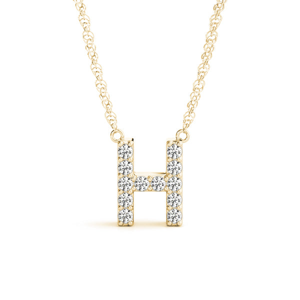 Initial H Pendant