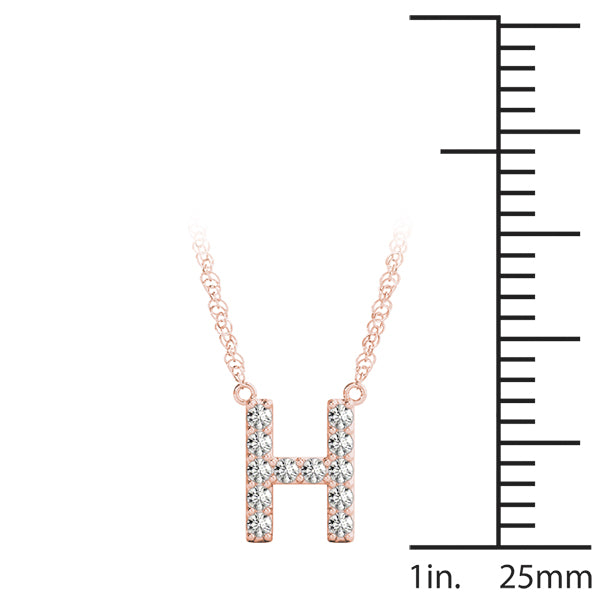 Initial H Pendant