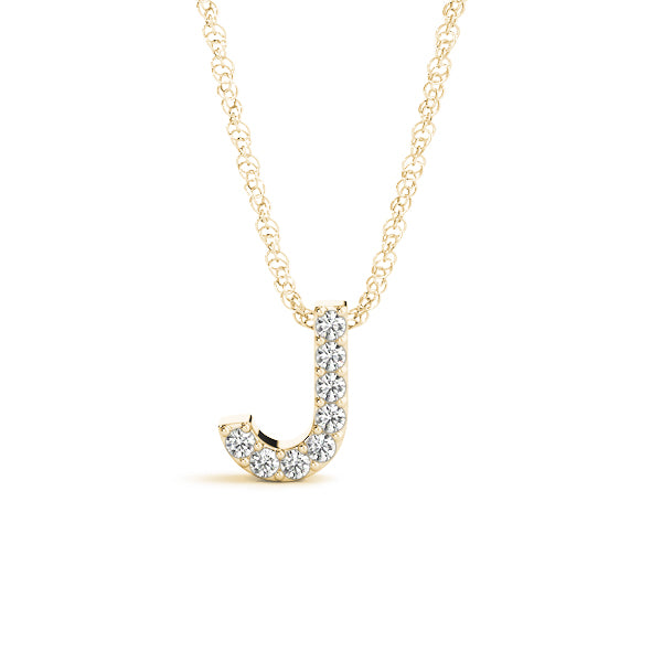 Initial J Pendant