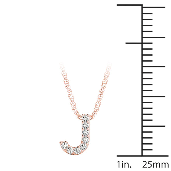 Initial J Pendant