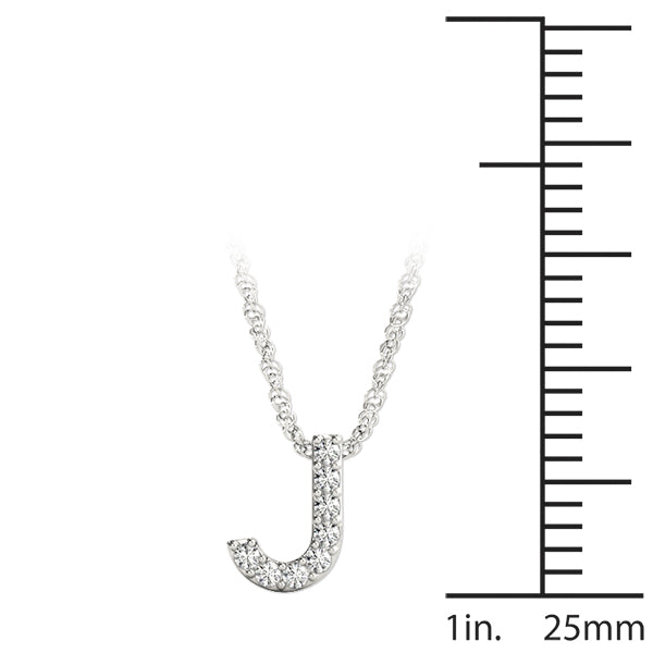 Initial J Pendant