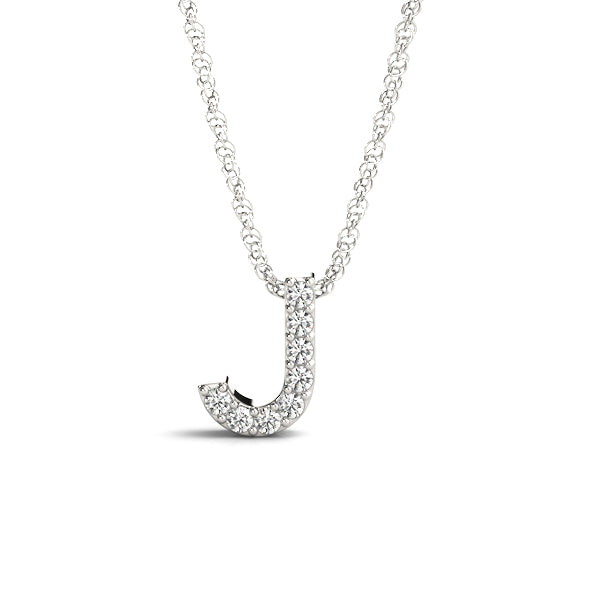 Initial J Pendant