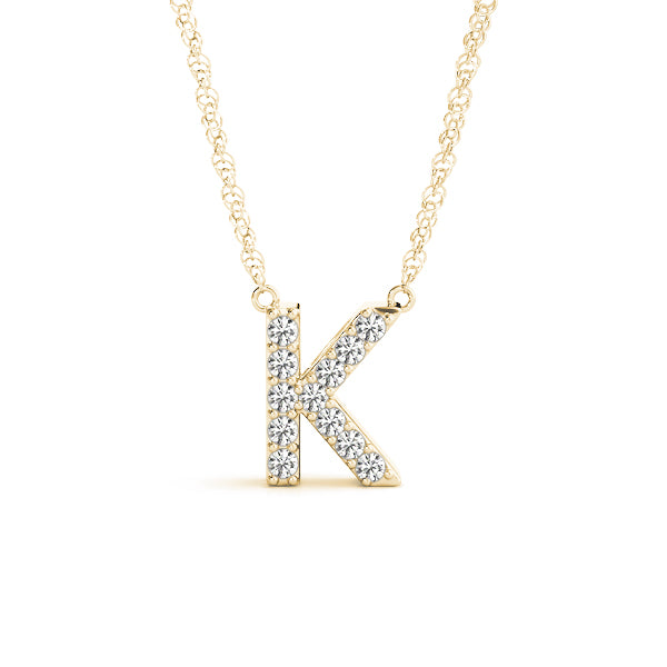Initial K Pendant