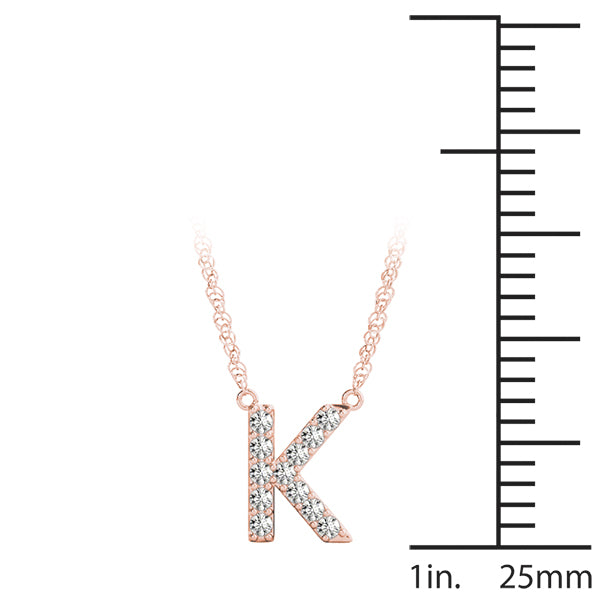 Initial K Pendant