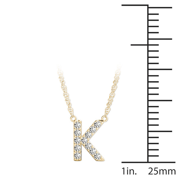 Initial K Pendant